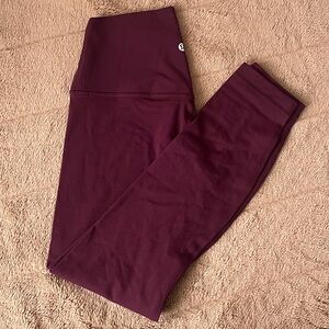 lululemon athletica Align 25” Length in Garnet